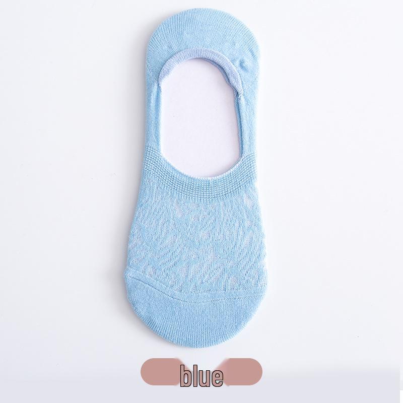 Women's Breathable Non-Slip Low-Cut Invisible Mesh Socks for Summer