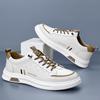 Men's Shoes 2025 New Spring Trend Youth Sports White Shoes Men's Breathable Casual Board Shoes Men
