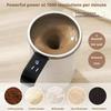 Automatic Stirring Cup Rechargeable Portable Coffee Electric Stirring Stainless Steel Mixer Rotating Magnetic Self Stirring Mugs