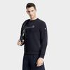 Fila 2023 Autumn New Simple Sports Fitness Knit Pullover Sweatshirt Men Sweatshirt Deep-Black A11M331204F-BK