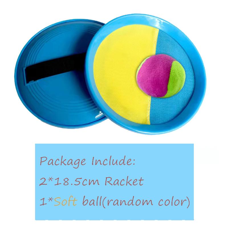 Children Sports Toys Toss & Catch Ball Sticky Balls Summer Outdoor Beach Toy Multiplayer Game Parent-child Interaction Gifts TMZ
