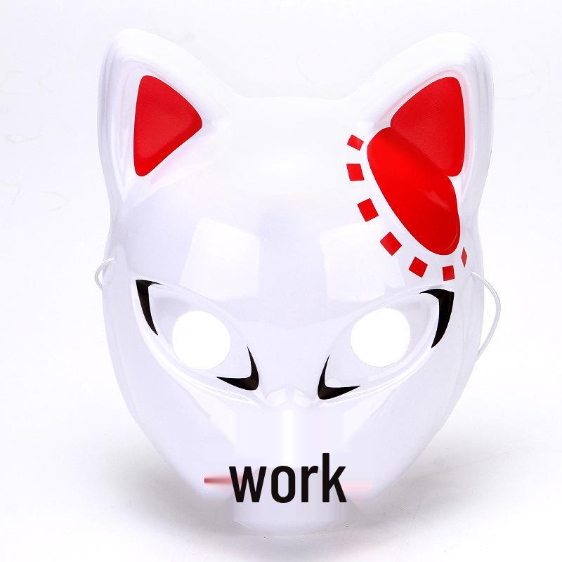 Demon Slayer Mască de Vulpe Cosplay Props - Tanjiro, Sabito, Makomo Accesorii Costume