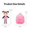 Non-Toxic Metoo Removable Plush Doll Schoolbag Kawaii Panda Koala Bag Kindergarten Kids And Baby Gift