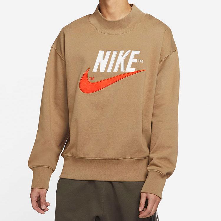 Nike Sweatshirts Men's Umber Crew Neck Moderate Regular DM5274-258