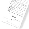 DEEDS Sales Slip E 100 sets per set Beauty Salon Sales Single Slip Receipt Included (Receipt Included) book, 10-book / Salon, Slip, Slip, Type,
