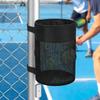 Large Capacity Pickleball Ball Holder Black Ball Storage Pouch Tennis Hanging Organizer  Athletes