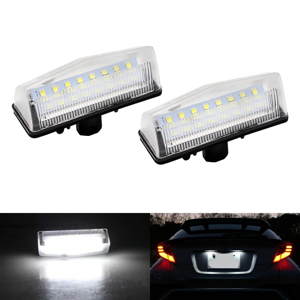 Catland License Lamp LED Toyota C-HR ZYX10 NGX50 Prius 30 Series ZVW30 Prius 20