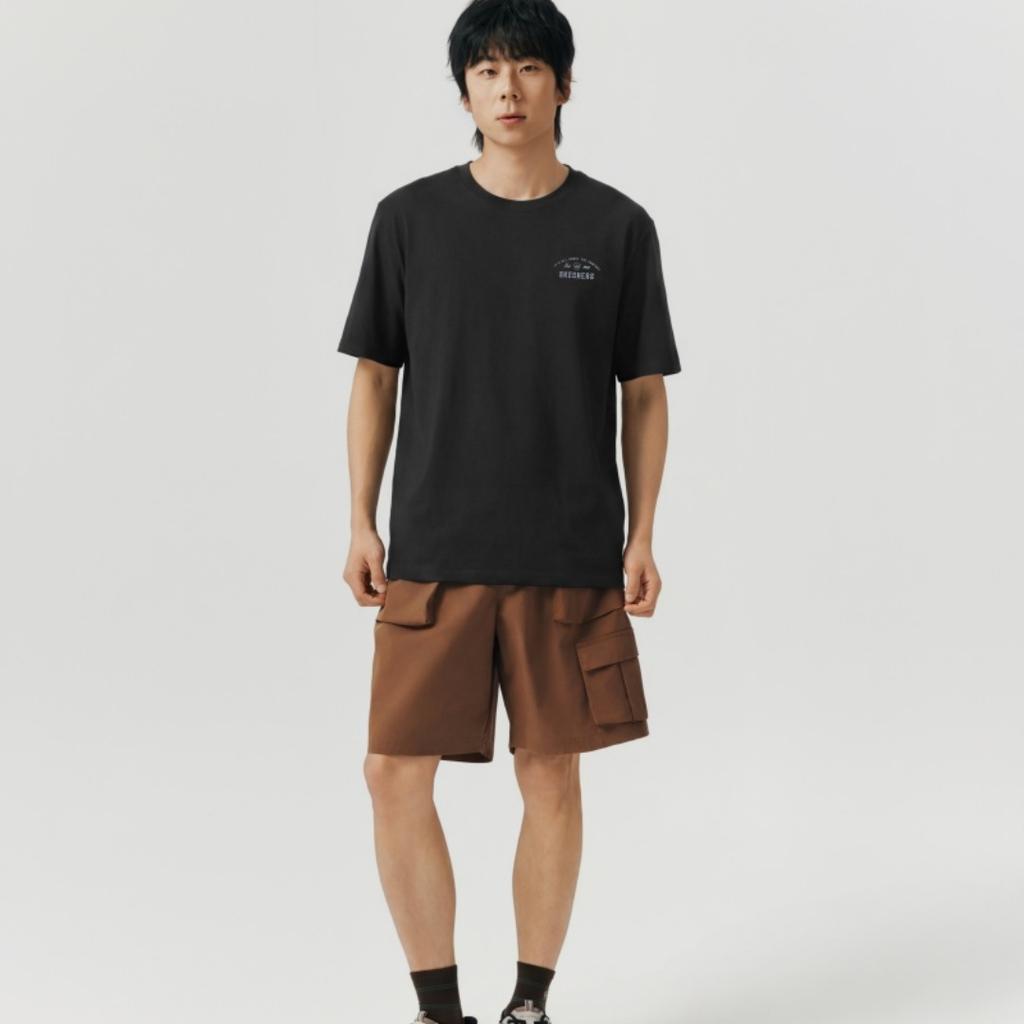 Skechers Breathable Round Neck Pullover Short Sleeve T-Shirt Men tops L126M017-0018