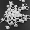 Disposable Microblading Pigment Ring Cups for Eyebrow, Eyeliner, and Eyelash Extensions - 100 Pieces