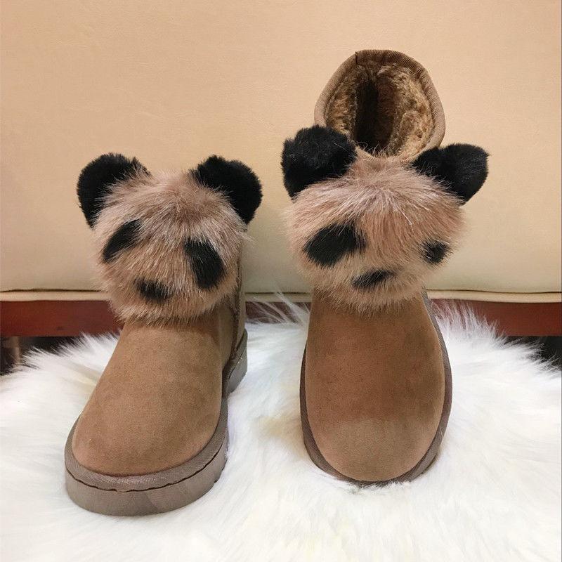 Fashion Large Size Warm Platform Woman Shoes Pearl Fleece-lined Round Toe Snow Boots for Women Fashion Trend 2025 Footwear on Promotion