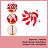 Christmas Wreath Bow 12 Pieces Red And White Festive Decorations Christmas Wreath Garland Tree Decor Bows For Garland Indoor