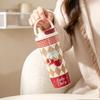 Girls Travel Portable Thermos Cup Large Capacity Hot and Cold Insulation Coffee Cup Straw Portable Cartoon Cute Water Cup