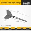 Yin Yang Corner Tool: Stainless Steel Scraper for Walls, Putty, Diatom Mud, Right Angle Straightener, Corner Puller.