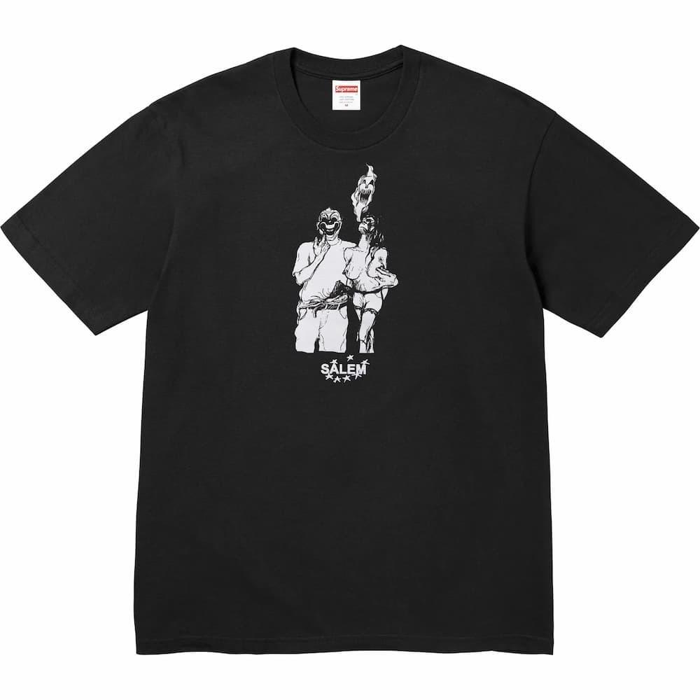 824030 Supreme SALEM Tee Black M