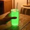 Doppelwandiger klarer Kunststoffbecher 16oz Fassungsvermögen Nachtleuchtende Tasse für Studenten