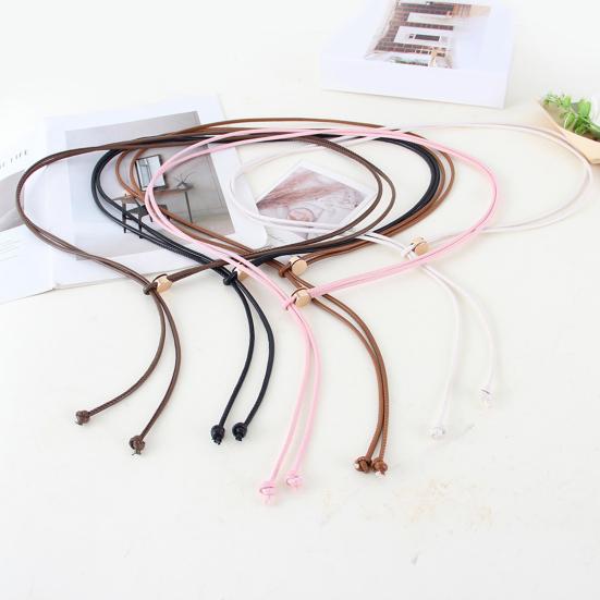Imitation Women Waist Belt Adjustable Length Leather Belt Fashion Accessory