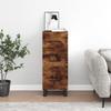 Vidaxl Cabinet, Smoked Oak, 34.5X34X90 Cm, Wood-Based Material