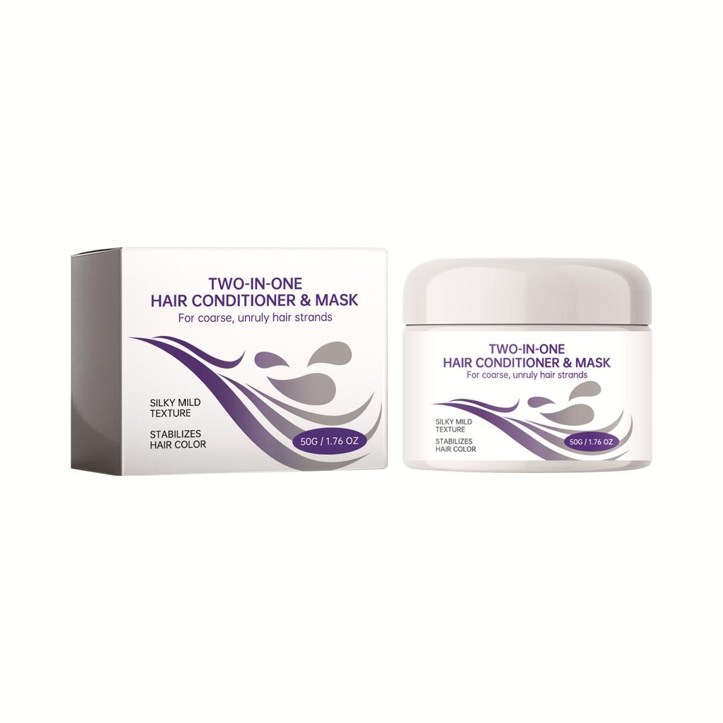 2-in-1 Conditioner Hair Mask, Smooth Moisturizing Care, Anti Frizz Dryness, Daily Hair Treatment