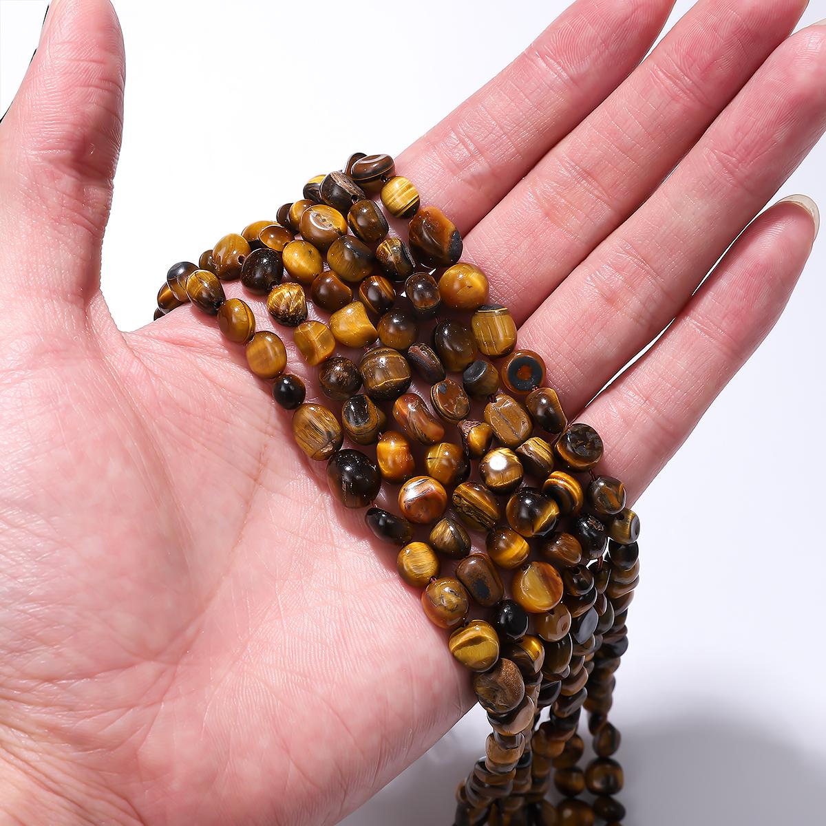 

5-8 мм/7-10 мм натуральный камень неправильной формы, бусины из розового кварца, аметисты, агаты для изготовления ювелирных изделий своими руками Tiger Eye 5-8mm