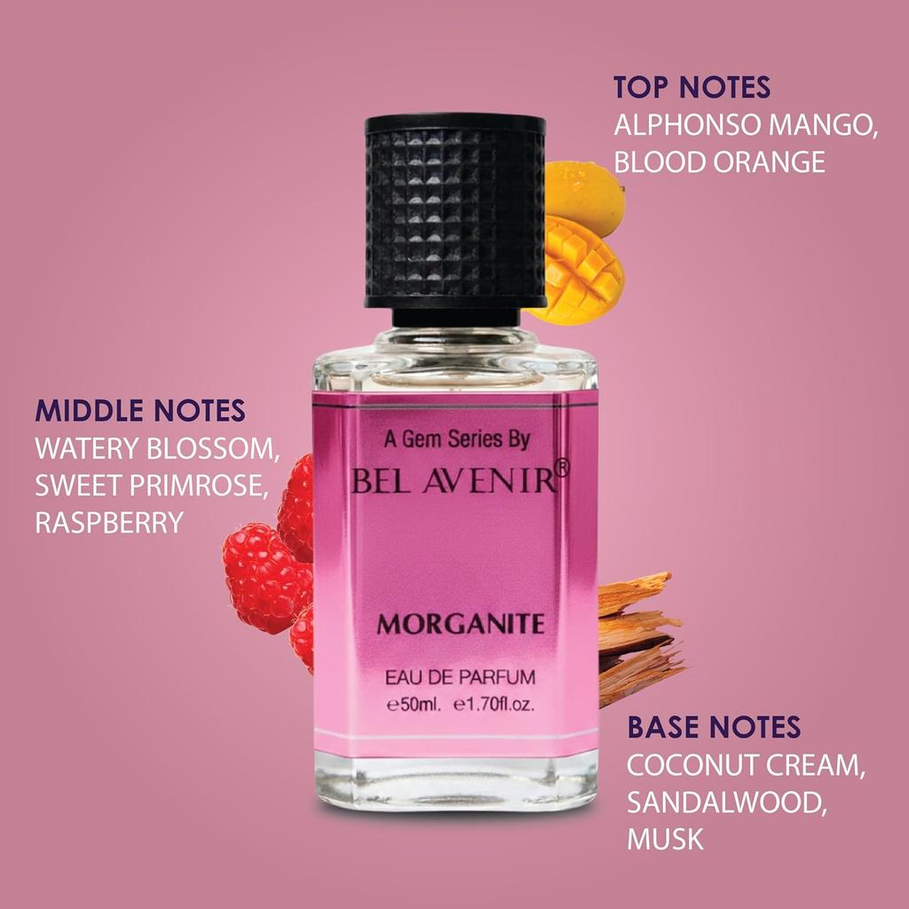 Bel Avenir Morganite Long Lasting Unisex Perfume | 50 ML