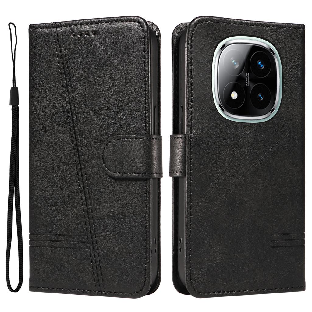 עבור Xiaomi Redmi Note 14 Pro+ 5G/Note 14 Pro 5G/Poco X7 5G נרתיק ארנק מתקפל קווי T כיסוי טלפון עור