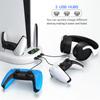 For Sony PS5 Console Controllers Charging Dock Cooler Stand Holder Headphone Holder