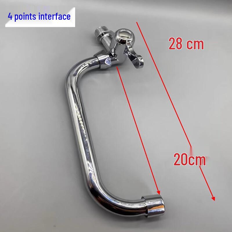 

Angle Kitchen Sink Faucet with Swivel Spout