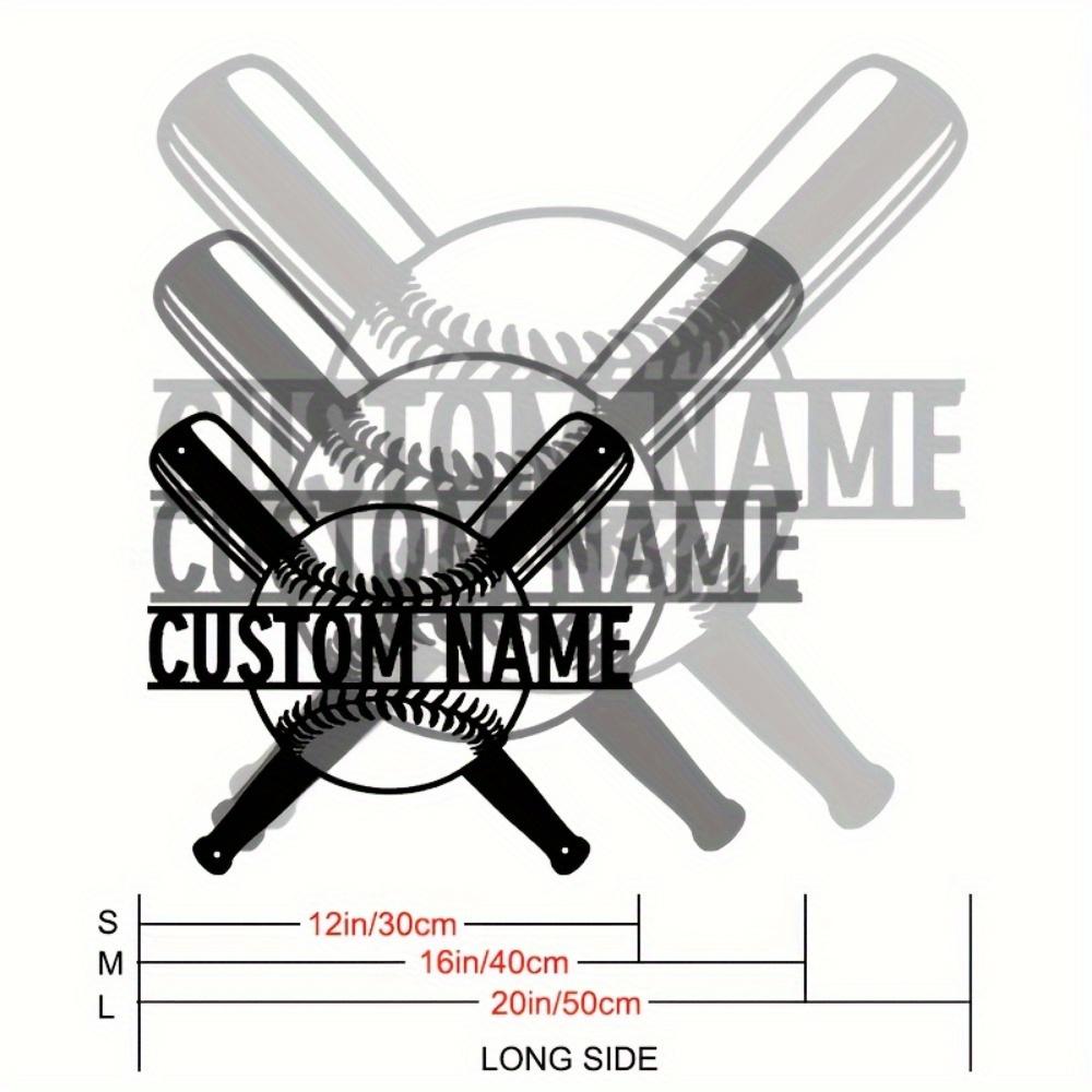 Personalized Metal Cricket Fan Sign with Family Monogram, Rustic Wall Decor for Home & Yard, Gift for Cricket Lovers