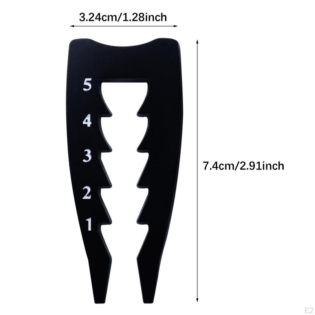 Adjustable Golf Tee Height Tool Adjuster Compact Improved Accuracy and Consistency