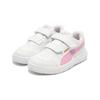 Puma Evolve Court V Comfortable Durable Fashion Sports Versatile Low-Top Skate Shoes Kids Sneaker White Pink 389145-05