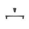 Black Minimalist European Cabinet Door Handle Drawer Single Hole Pulls Hardware Furniture Accessories