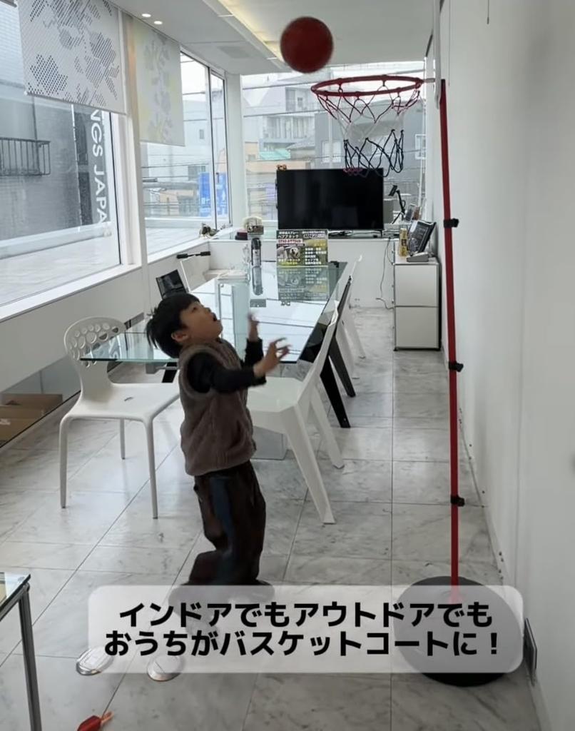 RANGS Basketball Goal Set (RANGS Japan): Height Adjustable (approx. 82cm To 207cm), Ball Included. Suitable for Ages 6 and Up.