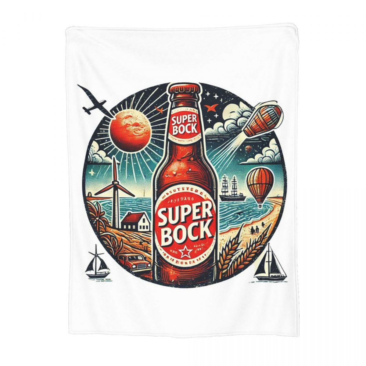 

Super Bock Since Logo Anime Blanket Fleece Sofa Throw Blanket Lightweight for Couch Bedding Office Throws Bedspread Quilt 30x40in