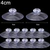 1/100x Ventuză Cap de Ciupercă Ventuză Transparentă Sticlă Ventuză PVC Acvariu Ventuze Clare Fereastră Mașină Ventuză cu Vid Puternică Perforată