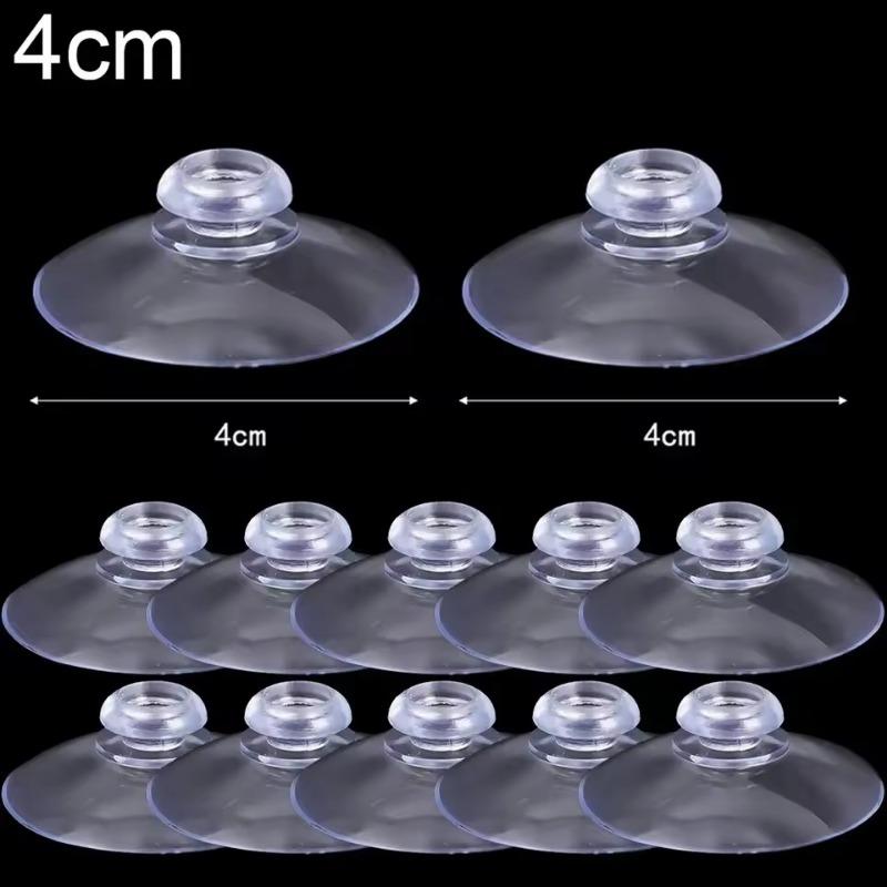 1/100x Ventuză Cap de Ciupercă Ventuză Transparentă Sticlă Ventuză PVC Acvariu Ventuze Clare Fereastră Mașină Ventuză cu Vid Puternică Perforată