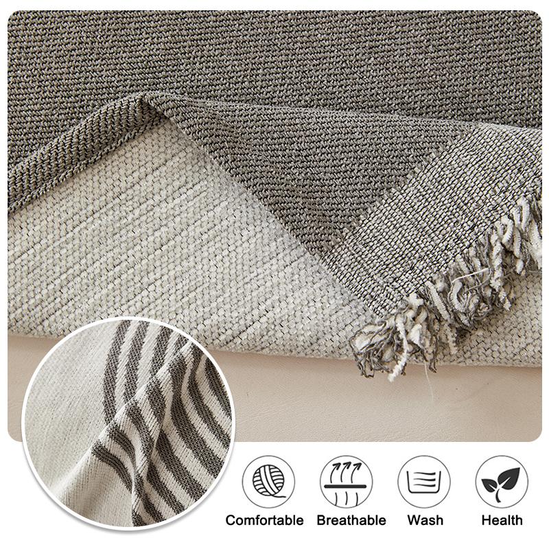 Pătură de Sofa Chenille Multifuncțională Culoare Solidă Husă Mobilier Material Durabil Rezistent la Praf Anti-zgârieturi Decor Acasă Living