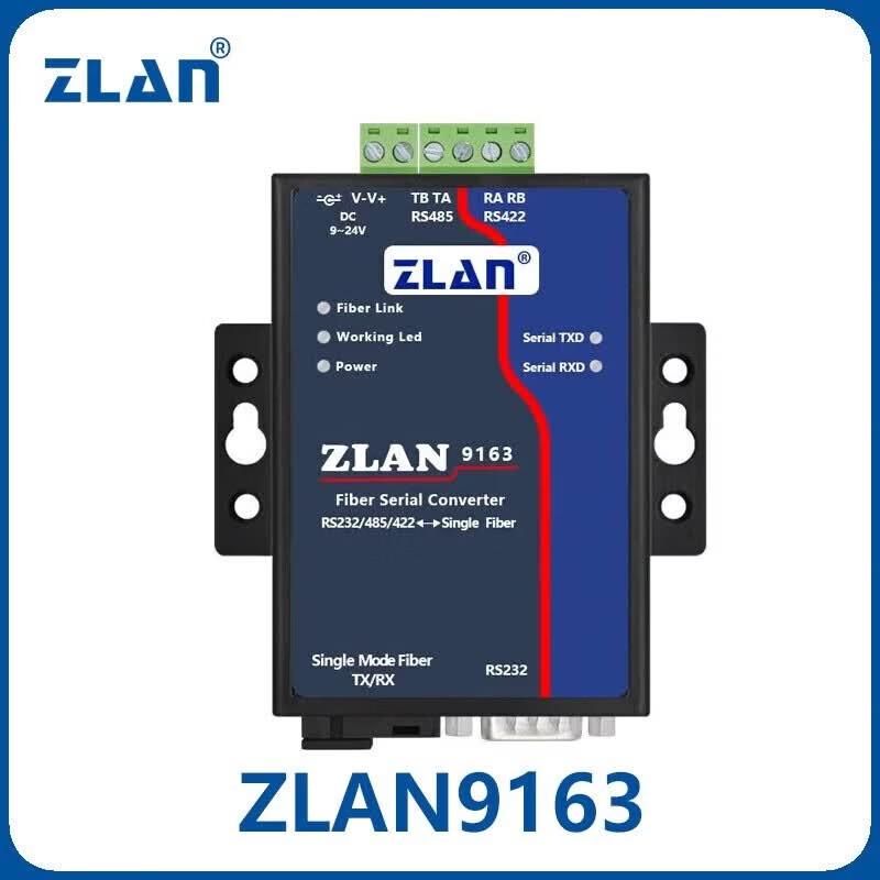 

ZLAN Industrial RS485/232/422 to Fiber Optic Converter