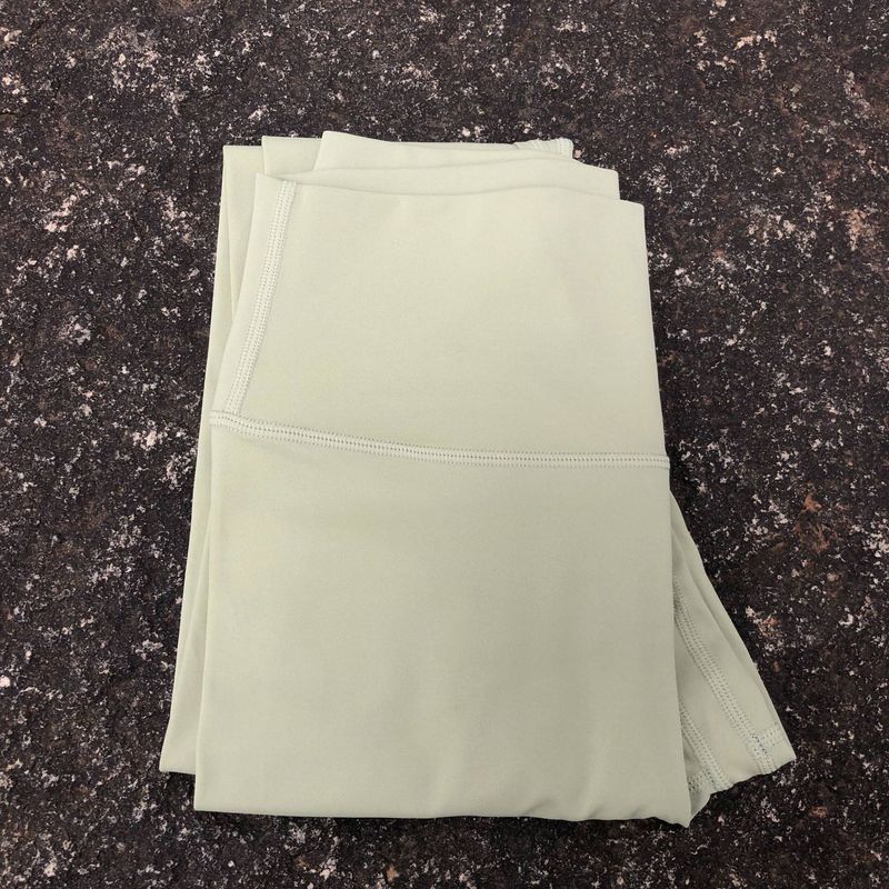 Pure Color High Waist Fashion Ankle-Length Pants Peach Hip Yoga