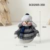 Mittelmeer Blau & Weiß Weihnachtsmütze Figuren Ornamente und Puppen