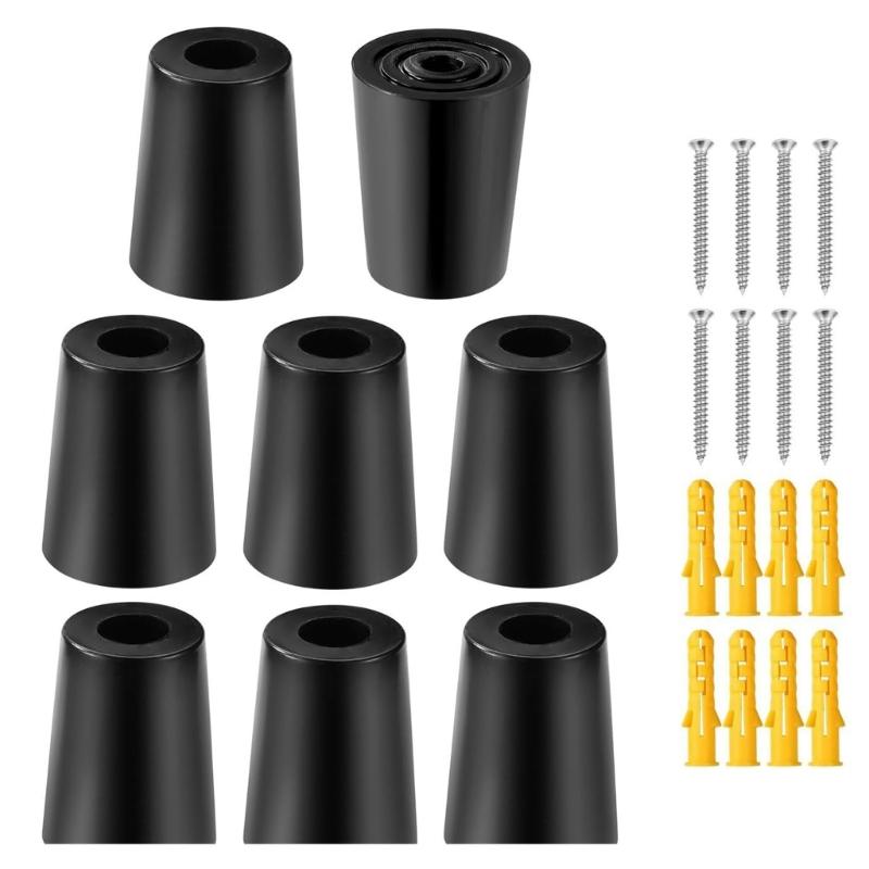 

8pcs Space Saving Vertical Ski Gear Holder Easy Installation Ski Equipment Holder Snowboard Rack for Homes and Shops 1