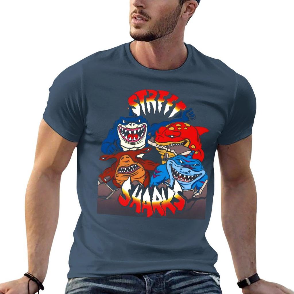 Street Sharks Grouop Logo TShirt Work Comfort TShirt for Unisex
