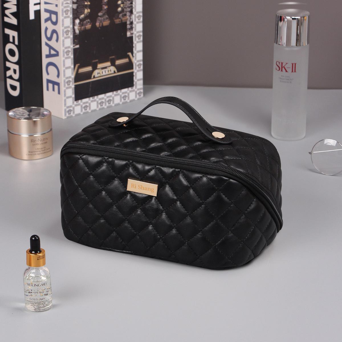 

Косметичка для квилтинга, рукоделия, большая вместительная, продвинутая сумка для хранения с зажимом, хлопок StyleD