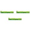 ABJI-3X DIY Green Grass Wall Sticker Removable Wall Decor Waterproof Bedroom Mural Decal