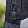 Heavy Duty Plastic Carabiner Retractable Anti Lost Magnetic Elastic Keychain for Outdoor