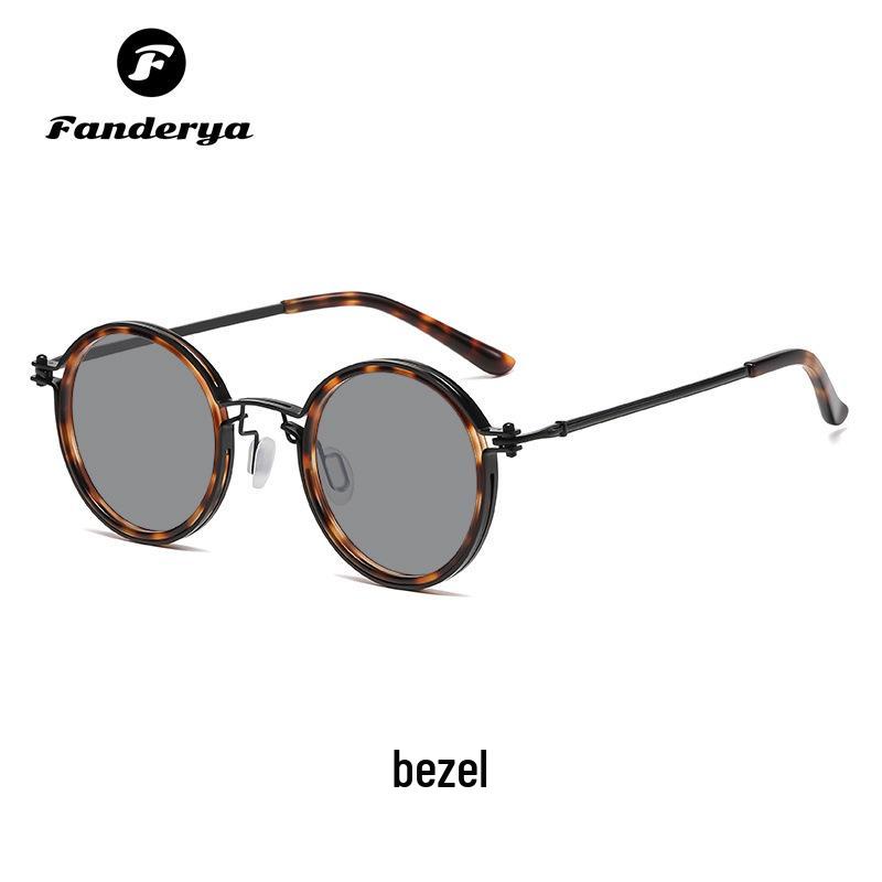 

Ретро Солнцезащитные очки с круглой оправой - Унисекс Летняя защита от УФ-лучей