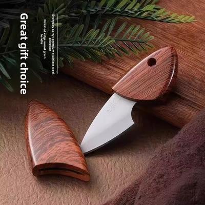 Portable and Practical Little Dolphin Wood Fish Fruit Kitchen Household Dolphin Multi-functional Sharp Kitchen Knife