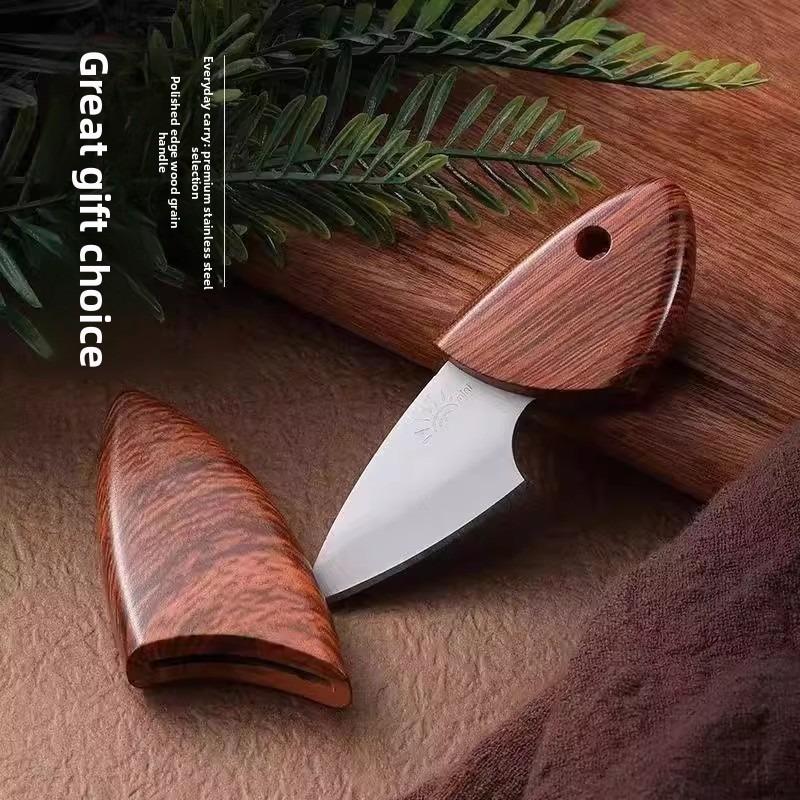 Portable and Practical Little Dolphin Wood Fish Fruit Kitchen Household Dolphin Multi-functional Sharp Kitchen Knife