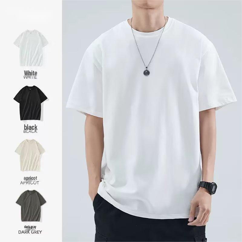 Men s Trendy Moisture-Wicking Loose Fit Short-Sleeve Summer T-Shirt Large