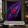 Wall Tapestry Fiorentina FC Print Custom Name Text Wall Hanging Home Decor