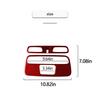 For Chevrolet Camaro 17-19 Red Carbon Fiber Roof Reading Light Panel Cover Trim